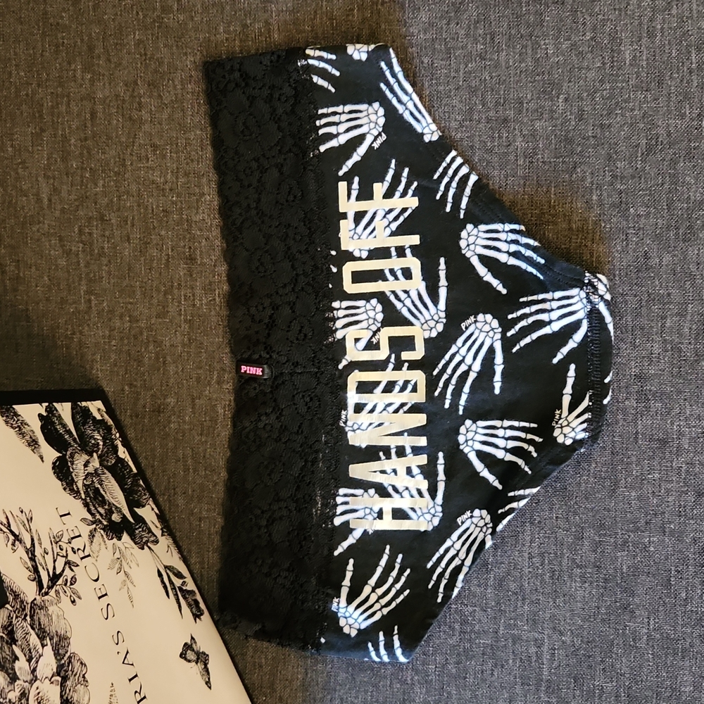 PINK Halloween extra low rise hipster Small